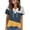 -171-Navy, variant on Womens Printed Blouses V Neck Tie Front Short Sleeve Loose Fit Casual Tops Soft Shirts for Holiday Street Dating Weekend