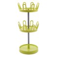 thumbnail image 3 of Costway 2 Rang 8 Paires Montant Tournant Chaussure Organisateur Rack Dortoir Maison, 3 of 10