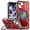 Red, variant on for iPhone 15 Pro Max Case Compatible for Magsafe, Magnetic Case with Ring Holder Phone Cover for iPhone 15 Pro Max HJJ Blue