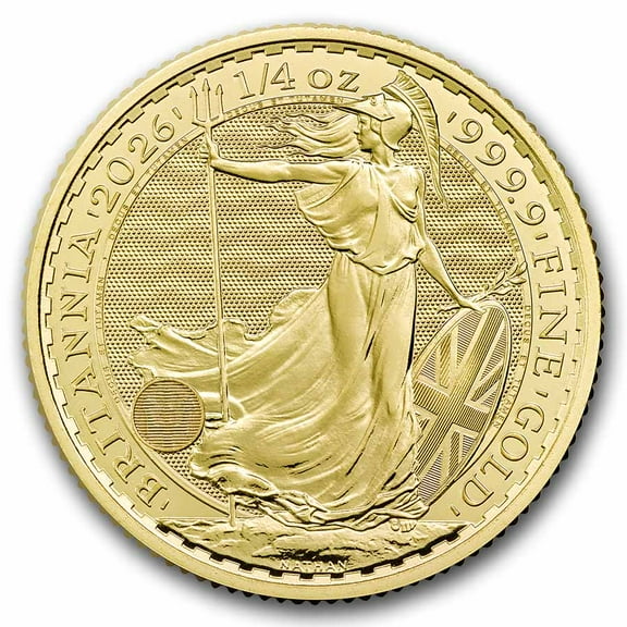 2026 Great Britain 1/4 oz Gold Britannia BU