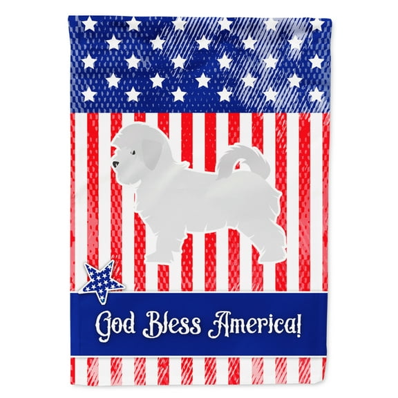Carolines Treasures BB3336GF USA Patriotic Maltese Flag Garden Size  Small multicolor