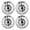 15 inch- Chrome, variant on 4PCS Set 16" Universal Wheel Covers Hubcaps,Compatible With Steel Wheels,Snap On Installation,ABS+PC,Chrome