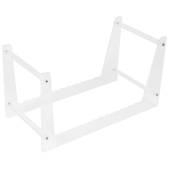 Soporte para discos de vinilo acrílico transparente para almacenamiento de álbumes 50