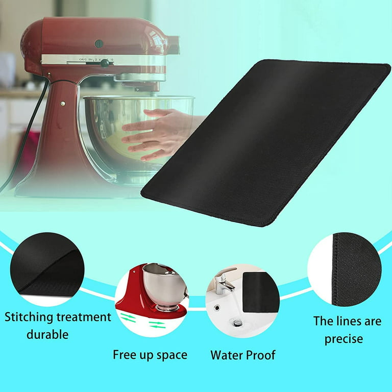 Heat Resistant Mat，Heat Resistant Mat for Air Fryer with Kitchen Appliance  Sliders Function, Countertop Heat Protector Mats，Air Fryer Mat for COSORI  Foodi Air Fryer, Coffee Maker, Blender 14 x 12 