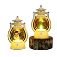 thumbnail image 7 of Riguas Christmas Lantern Vintage Battery Operated Portable Home Decoration Flameless Electronic Candle Lamp Night Light Party Supplies Gift, 7 of 7