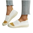 thumbnail image 7 of LEAVINGSUO Shoes for Women Versatile Plus-Size On Mesh Soft-Soled Breathable Walking Shoes Comfortable Shoes Yellow 43, 7 of 7