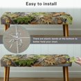 thumbnail image 6 of XYZCANDO Breathable Dining Bench Covers for Living Room Bedroom, Polyester Spandex Machine Washable Bench Slipcovers with Stretch, 6 of 9