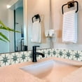 thumbnail image 2 of Mi Alma Peel & Stick Tiles - Green Star Shaped Vinyl Backsplash 12x12, 2 of 11