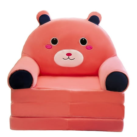 

CHXonu Foldable Kids Sofa Backrest Armchair 2In1 Foldable Children Sofa Cartoon Lazy Sofa Children Flip Open Sofa Bed For Living Room Bedroom Without Liner Filler Without Inner Core Couch Cushion