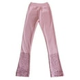 thumbnail image 4 of LIUHUO Ice Skating Pants Jackets Girls Youth Pink Fleece Skate Coat Fleece Comfortable Training Wear, 4 of 5