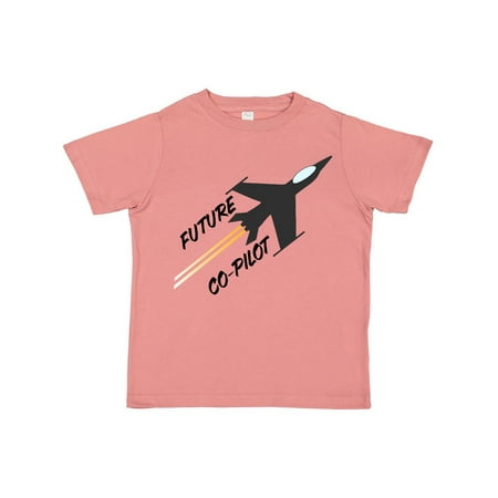 

Inktastic Future Co-Pilot Jet in Flight Gift Toddler Boy or Toddler Girl T-Shirt