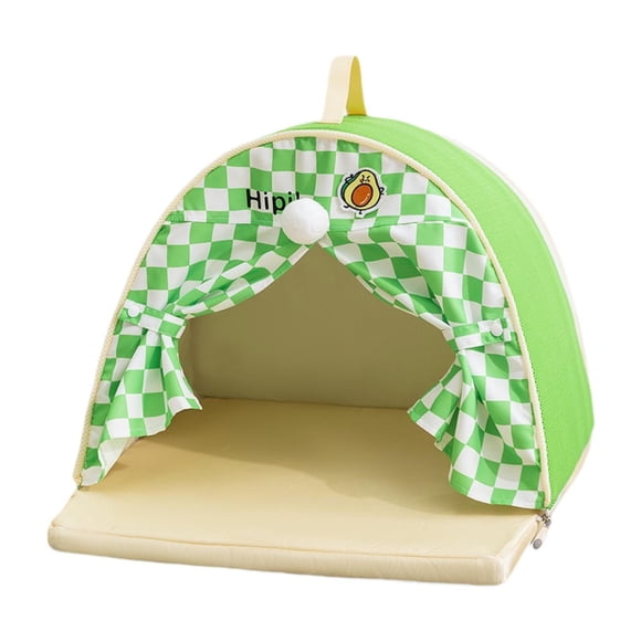 Tienda de mascotas Spring Summer Linda perrera de interior y al aire libre Casa de perros portátil 42CMX42CMX32CM