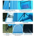 thumbnail image 3 of Soidarity Tienda de privacidad para acampar, ducha de baño, tienda de cambio, tienda de observación de aves de camuflaje, tienda de playa impermeable Deportes acuáticos cielo azul Soidarity OD016148-01, 3 of 6