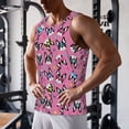 thumbnail image 5 of Gukieu Colorful Cute French Bulldog Print Men's Quick Dry Fitness Vest, Round Neck Sleeveless Fitness Bodybuilding Top-XX-Large, 5 of 7