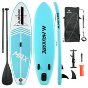 MaxKare Inflatable Paddle Board Stand Up Paddle Board SUP with Premium Stand-up Paddle Board Accessories & Non-Slip Deck Backpack Leash Pump for Adult & Youth