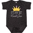 thumbnail image 3 of Inktastic My 1st Mardi Gras Crown Girls Baby Bodysuit, 3 of 5