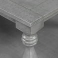 thumbnail image 4 of Vintage Coffee Table, Featuring Artistic Vase Column Legs and Luxurious Pine Veneer for Timeless Charm, Suitable for Living Room/Study Room, Gray, 4 of 9