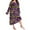 028_Yellow, variant on ZHENHONG Nightgowns for Women, Large Loose Long Sleeve Butterfly Print Drop Shoulder Long Sleeping Dress, Women's Sleepwear Blue