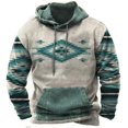 thumbnail image 3 of Sudadera con capucha con estampado indio vintage para hombre 2024, ropa informal para hombre, sudaderas con capucha de manga larga, sudaderas unisex de gran tamaño, 3 of 5