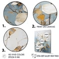 thumbnail image 3 of Designart "Serene Elegance Of White And Blue Magnolias II" Magnolias Wall Art Living Room, 3 of 7
