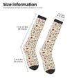 thumbnail image 5 of Fotbe Squirrel In The Forest print Women's Men's Novelty Crew Socks Cotton Socks Knee High Socks for Walking,Running,Nurses,Pregnancy, 5 of 9