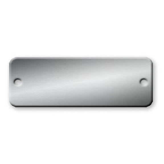 Aluminum Tags - 3 x 1 inch Rounded Corner Pk/25