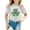 Green, variant on YUEHUA Girls Tops 14-16 Kid Girls Easter Cute Saint Pat Round Neck Short Sleeve Tee Summer Casual T Shirt, 10-11 Years