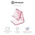 thumbnail image 4 of Soporte de escritorio estético acrílico OfficeGoods para teléfono, color rosa, 4 of 8