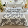 thumbnail image 4 of Btomtd Colorful Warm Flannel Blanket Made with Winter Thick Milk Velvet, Soft Couch and Bed Throw Blanket for Daily Use, 47" x 80" (F), 4 of 7