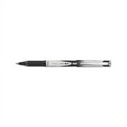VBall Grip Liquid Ink Stick Roller Ball Pen 0.5mm, Black Ink, Black/White Barrel, Dozen
