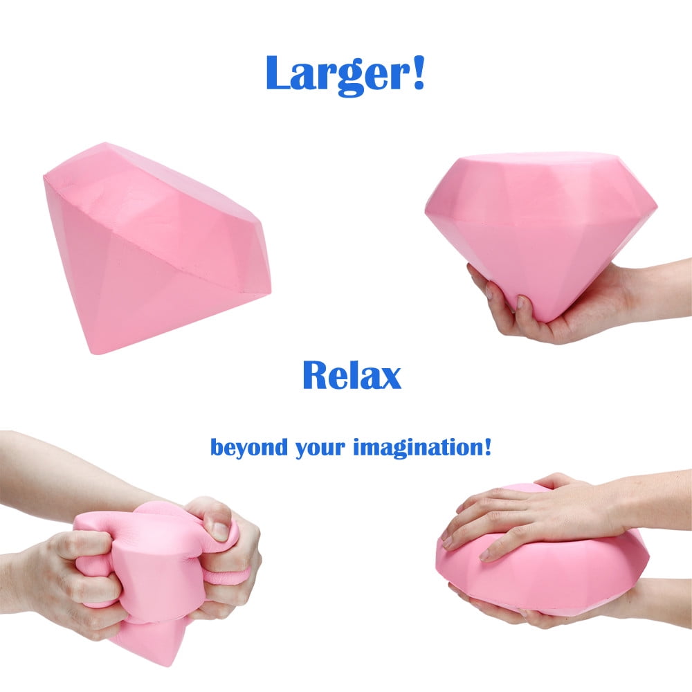 Pink Diamond Toy Scented Slow Rising Squishy Simulation Gift Kids /&Adults Decompression Squeeze Toys Kariwell Stress Reliever Toy Educational Hop Decorative Props Toys