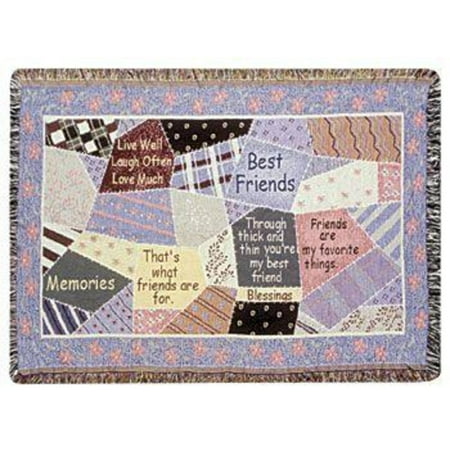 friendship throw blanket friends patchwork afghan