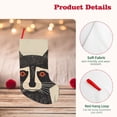 thumbnail image 4 of Lsque Retro Raccoon Graphic Print Pattern 18 Inch Christmas Stockings, Festive Holiday Stocking for Christmas Decorations Holiday Decor, 4 of 8