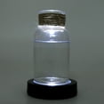 thumbnail image 1 of Cup Holder Cup  Wine Bottle Coaster With Changing LED Light Black Shell White Light No Battery Included, 1 of 8