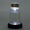 Black Shell White Light, variant on BIMZUC White Shell Color Changing LED Coaster, 3.74 inches / 9.5 cm Round Light Up Base for Party Bar KTV, Multi-Color Glowing Coaster for Beer and Wine, 1-Pack