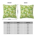 thumbnail image 2 of Yiaed Kiwi Lemon Print Pillow Covers Super Soft Decorative Square Throw Pillow Covers Case Cushion Covers for Sofa Couch Bedroom Car Decor（No pillow core）-12"x12", 2 of 7