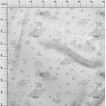 thumbnail image 4 of oneOone Cotton Poplin Light Gray Fabric Kids Craft Projects Decor Fabric Printed By The Yard 42 Inch Wide, 4 of 6