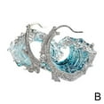 thumbnail image 3 of Oceans Oath Jewelry Set, Boho Blue Ocean Wave Necklace Earring Rings Hot, 3 of 8
