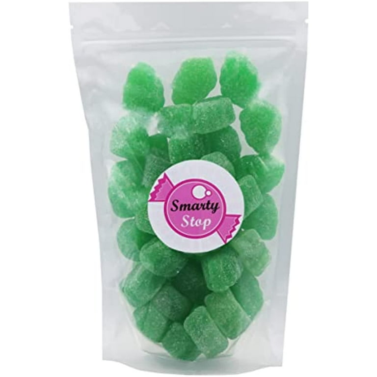 Smarty Stop Green Jelly Spearmint Leaves Slices Candy 5 Lb