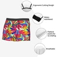 thumbnail image 3 of Pofeuu Colorful Bananas Print Men’s Boxer Briefs, Moisture-Wicking Underwear, Regular,Trunk-Large, 3 of 5