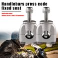 thumbnail image 4 of Elevadores de manillar de motocicleta de aluminio 7/8 abrazaderas de montaje de manillar Universal Ndcxsfigh  Accesorios para autos y motos, 4 of 8