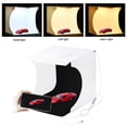 thumbnail image 2 of Tent  Mini Folding Lightbox Photography Photo Studio LEDs Panel Light Soft Box Photo Background Kit, 2 of 7