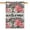 White-145, variant on Spring Summer Multicolored Flower Leaves Garden Flag 28x40 Inch Double Side for Outdoor Courtyard Garden Decor Flowers Welcome Holiday Flag for Outside Decoration