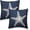 Starfish-navy Blue, variant on Navy Blue Coastal Pillow Covers 18x18 Inch Set of 2 Summer Starfish Throw Pillows Nautical Ocean Beach Theme Decorative Pillowcase Outdoor Farmhouse Decor Cushion Case for Couch Sofa Bedroom