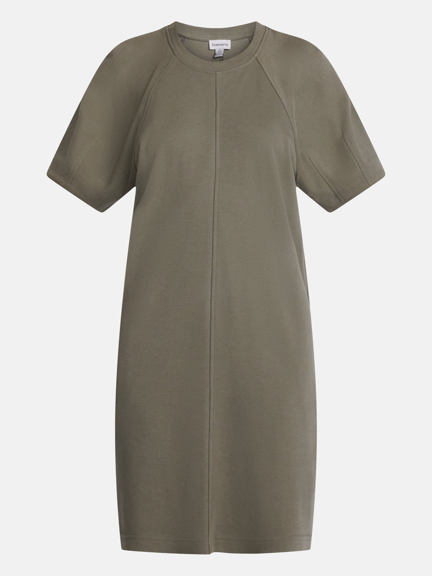 Scenario Women's and Women's Plus Mini Dress with Short Raglan Sleeves, Sizes XS-4X