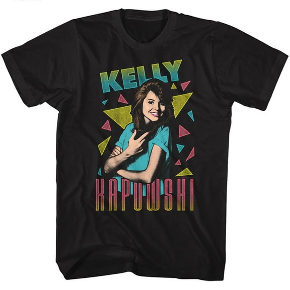 Saved by the Bell Kelly Triangles Black T-Shirt