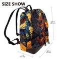 thumbnail image 2 of Easygdp Starry Night Cat Guitarist Mochila de Cuero para Mujeres, Bolso de Hombro, Bolsos de Mano de Moda para Trabajo y Viajes, 2 of 4