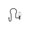 thumbnail image 2 of Utopia Alley  Rustproof Zinc Double Shower Curtain Hooks for Bathroom, Crystal Design, Set of 12 Black, 2 of 9