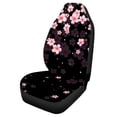 thumbnail image 5 of Uourmeti Car Seat Cover Anti-Fade Polyester, Compatible with Auto Interior, Fit for Vehicle Cars, Pink Floral Sparkle Print, 5 of 6
