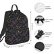 thumbnail image 2 of Disketp Lavender Flowers Mochila Ligera e Impermeable, Mochila de Día Resistente para Viajes, Senderismo y Uso Diario para Hombre y Mujer, 2 of 7